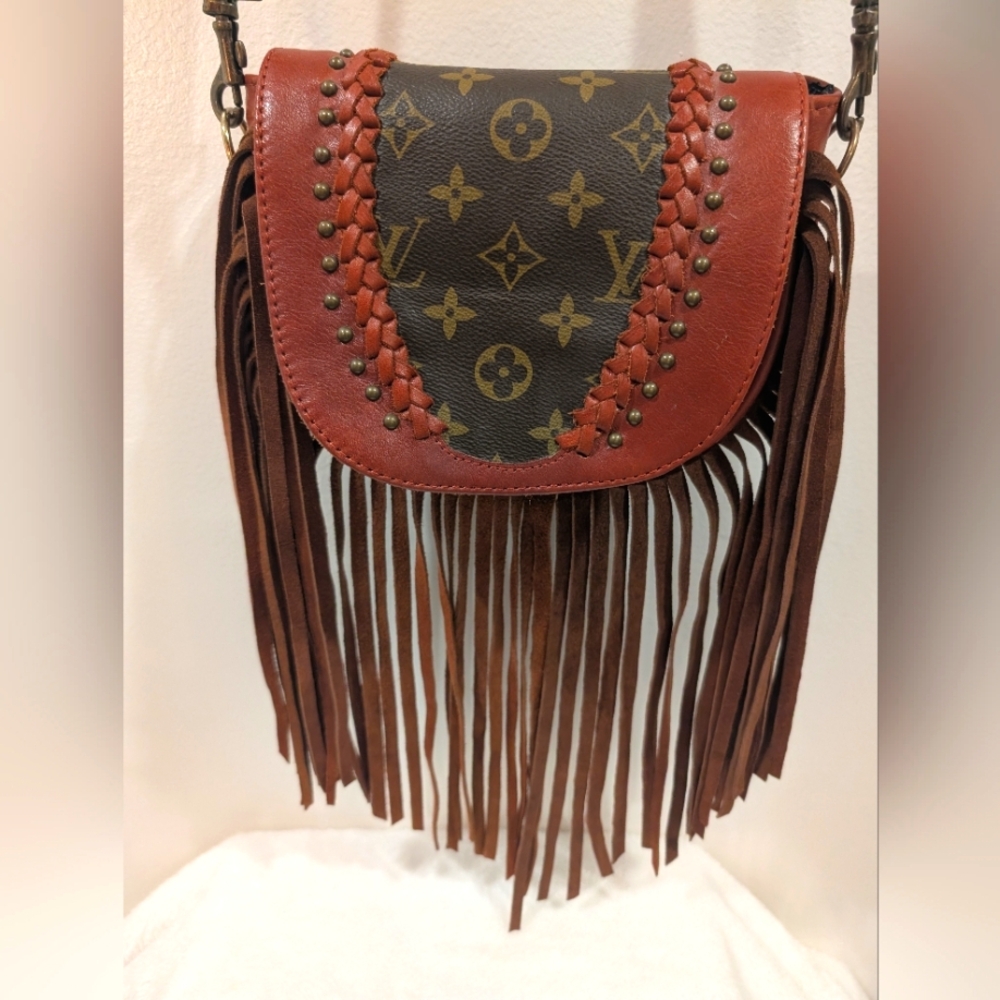 Upcycled LV Purse